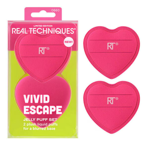 Real Techniques Vivid Escape Jelly Puff Set , พัฟ Real Techniques, REAL TECHNIQUES ราคา ,REAL TECHNIQUE รีวิว ,REAL TECHNIQUES พัฟ